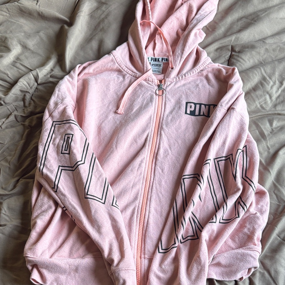 Victoria’s Secret PINK Coral Hoodie with Logo